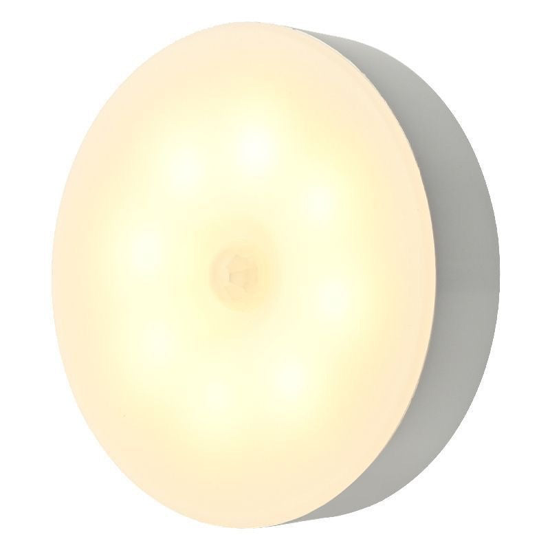 Rechargeable LED Motion Sensor Night Light USB Cordless Wall Mounted Bedside Lamp