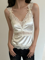 Pure Desire V-neck Lace Base Top