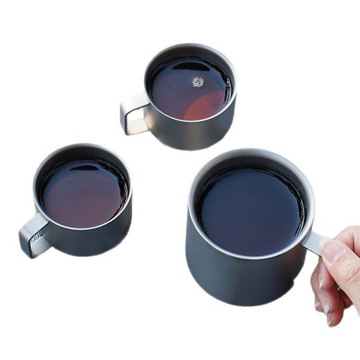 Pure Titanium Double Layer Coffee Cup