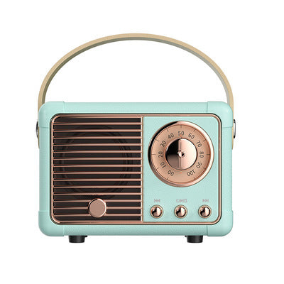 Retro Bluetooth Speaker with USB TF Card Support