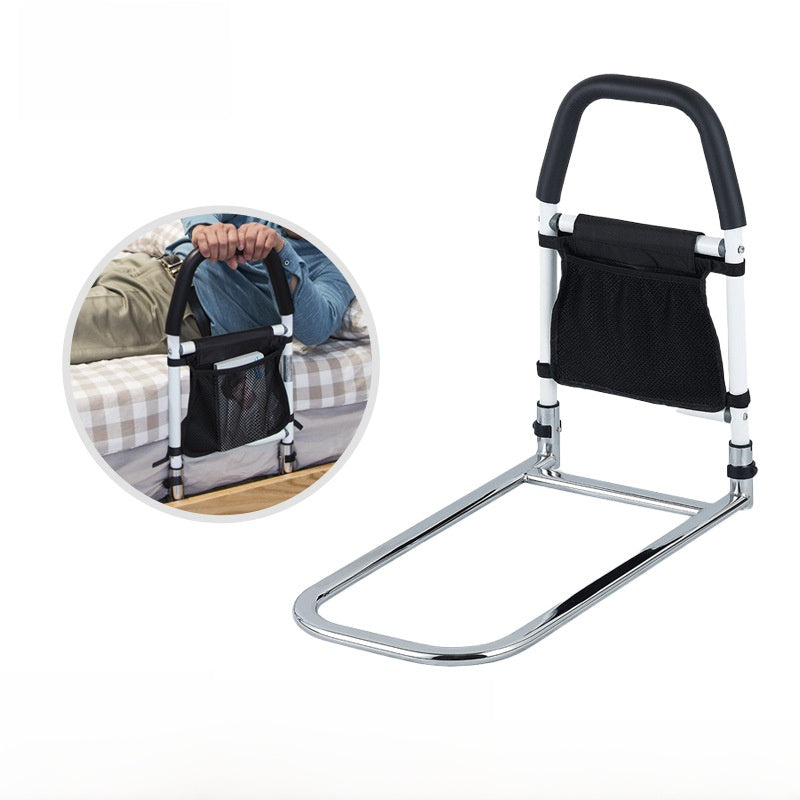 Adjustable Bedside Safety Rail with No-Drill Installation