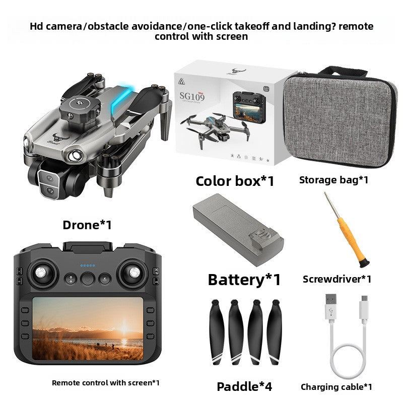 Screen-Controlled Folding Drone with HD Camera