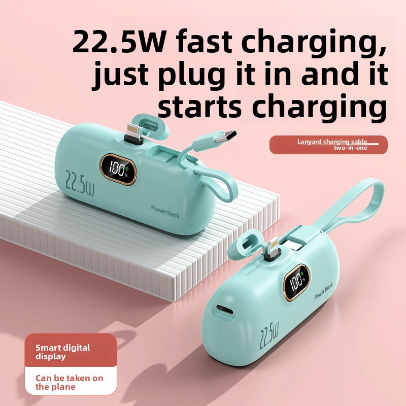Portable Capsule Power Bank 5000mAh