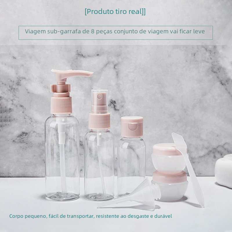 Travel Size Bottles Set - 50ml Transparent Cosmetic Bottles