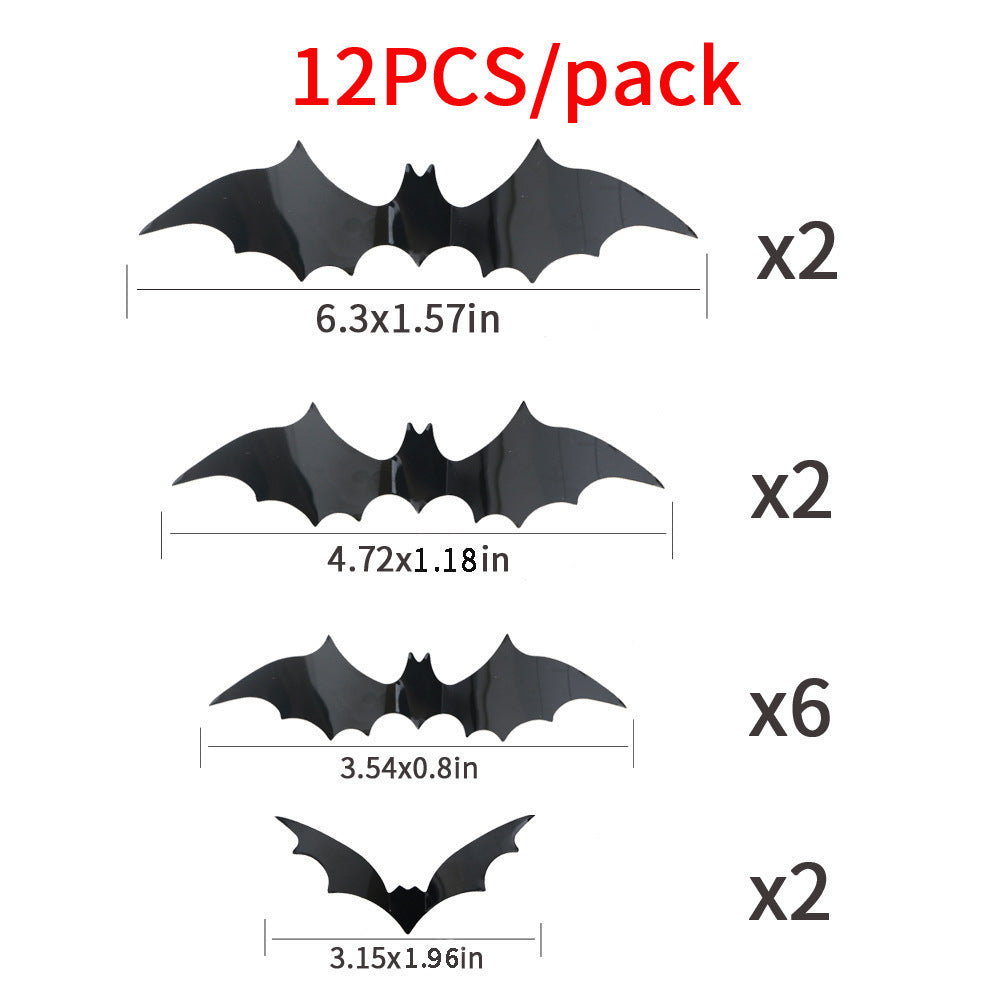 3D Halloween Bat Wall Stickers