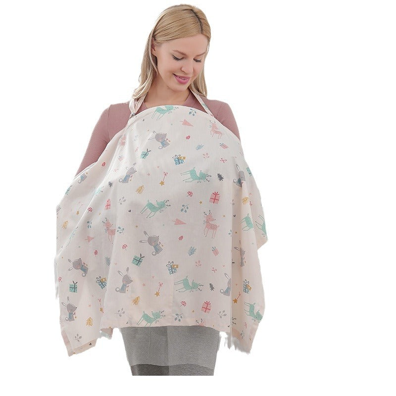 Cotton Breastfeeding Cover Scarf