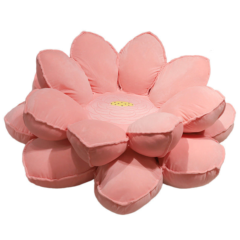 Lotus Plush Seat Cushion Floor Mat
