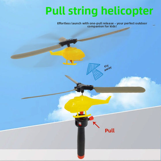 Helicopter with a pull-string handle product image 1