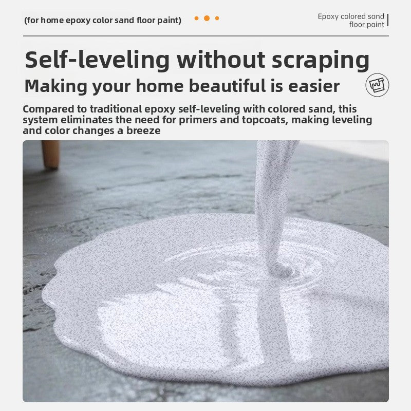 Self-Leveling Epoxy Floor Paint for Cement Surfaces