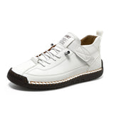 Handmade Stitched Unisex Flat Shoes Casual Martin Boots