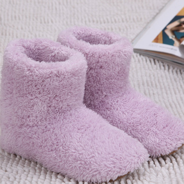 USB Electric Heated Velvet Slippers Unisex