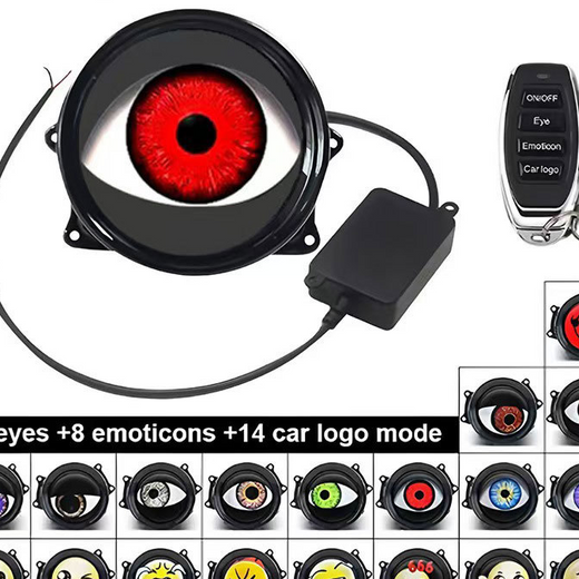 Devil Eye LED Headlights Multi Mode Universal Car Motorcycle Lights
