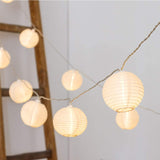 Solar Outdoor Cloth Lantern String