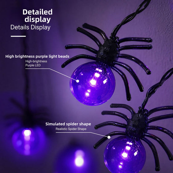 LED Spider Halloween Decoration Light Decor product image 2