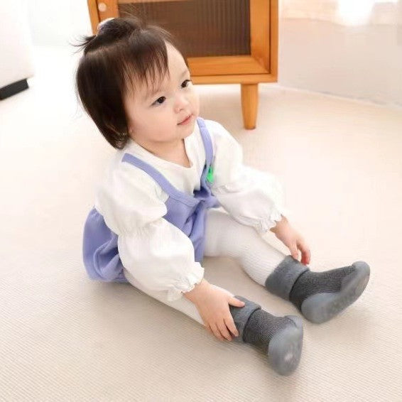 Baby Toddler Shoes Autumn Winter Velvet Soft Sole Non-slip Cotton Socks