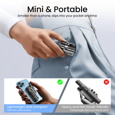 3 in 1 Phone Selfie Tripod Stick