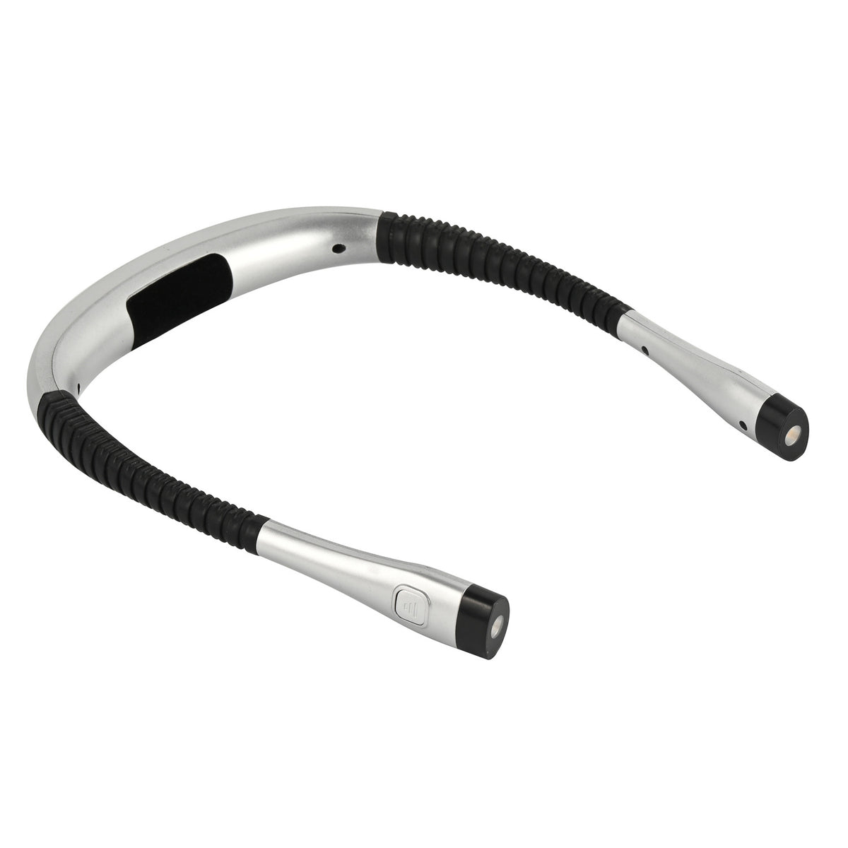 Neck-worn lamp with flexible gooseneck for eye-friendly reading