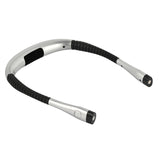 Neck-worn lamp with flexible gooseneck for eye-friendly reading