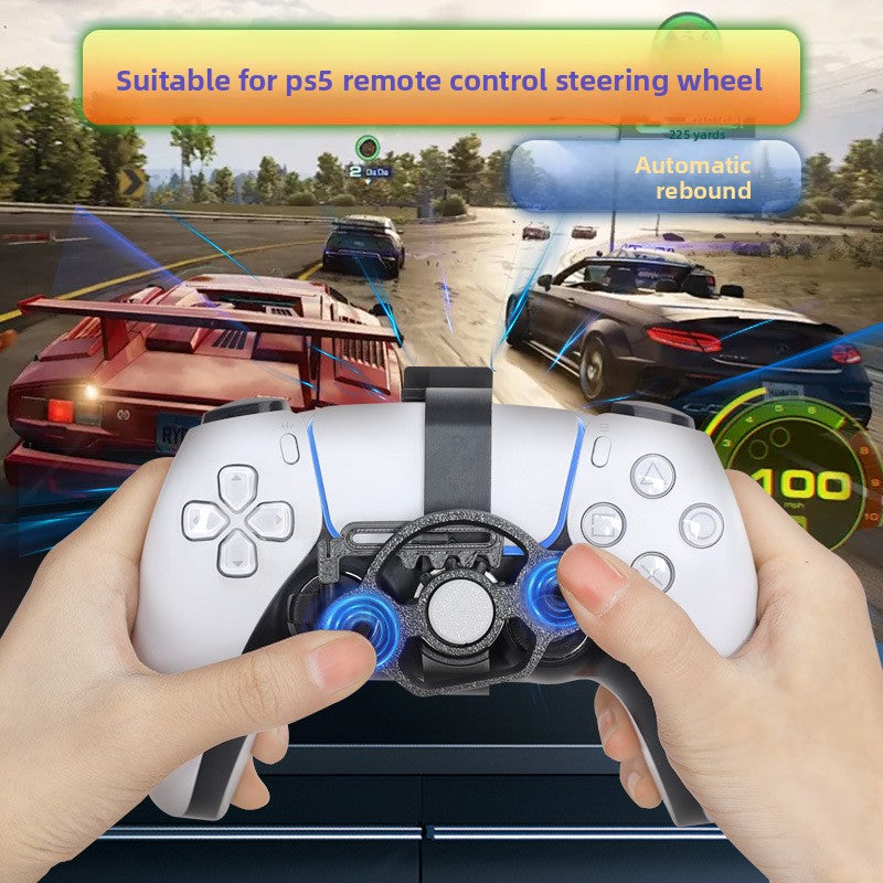 Mini Racing Game Steering Wheel for PS5 Controller