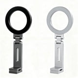 Portable magnetic phone stand Dark Gray and Silver color options