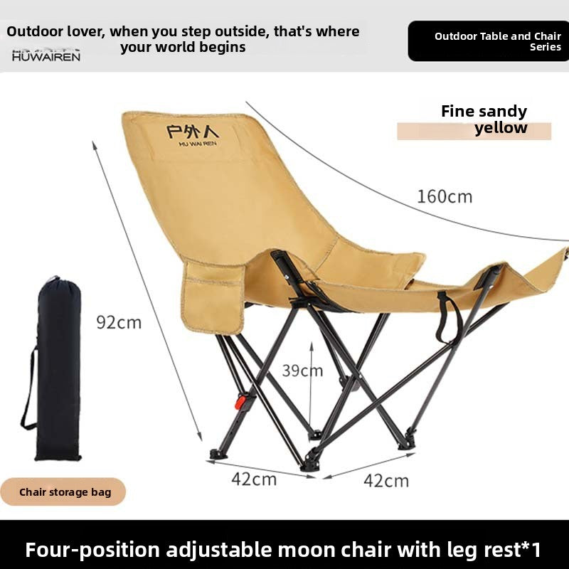 Adjustable Reclining Folding Camping Chair