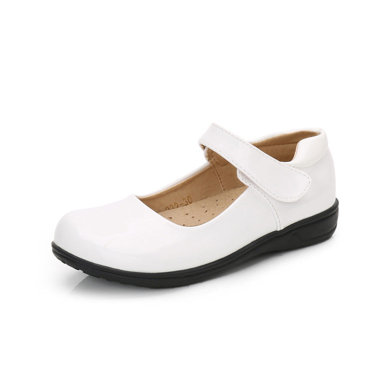 Girls Leather School Shoes