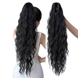 Synthetic Hair Ponytail with Claw Clip