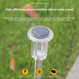 Solar Outdoor Ground Lights Waterproof LED Garden Lawn Decoration Lamp