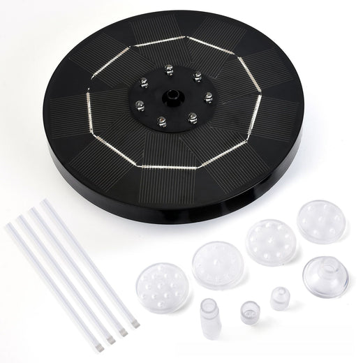 Solar Powered Color Changing Fountain Light with LED