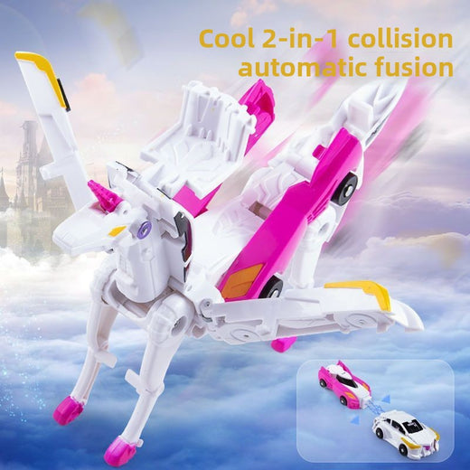 Winged Pegasus Transformable Toy with Magnetic Collision Feature product image 2
