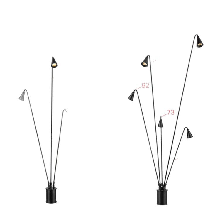 Multi-Head Branch Outdoor Lawn Light