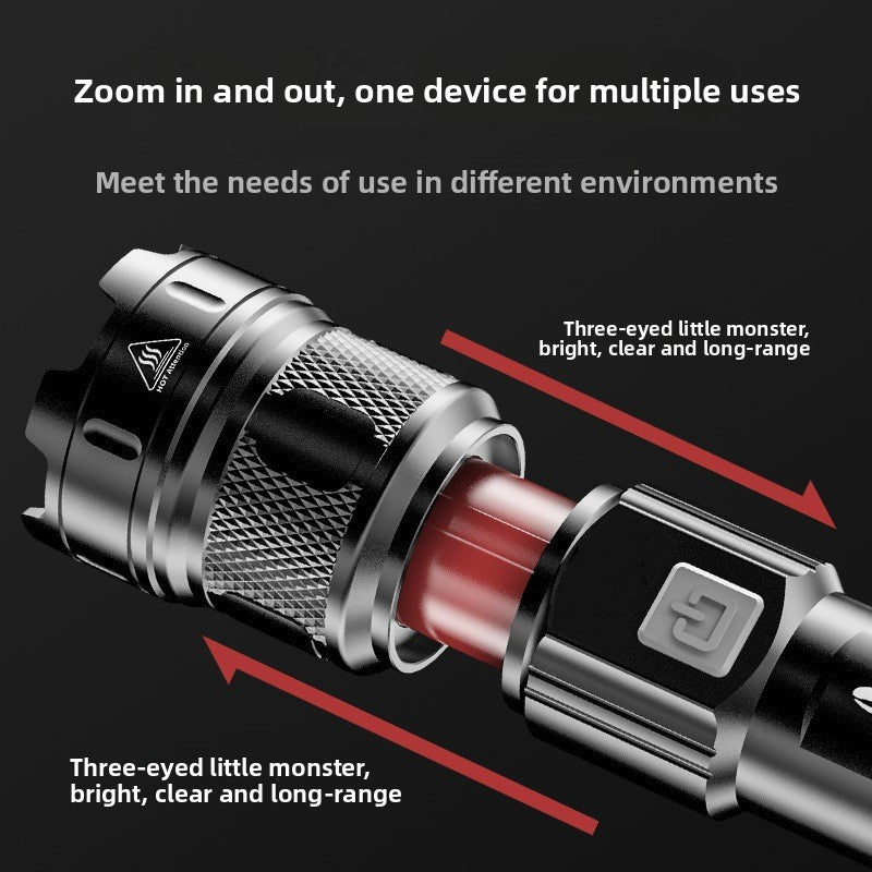 Rechargeable LED Flashlight with Strong Light