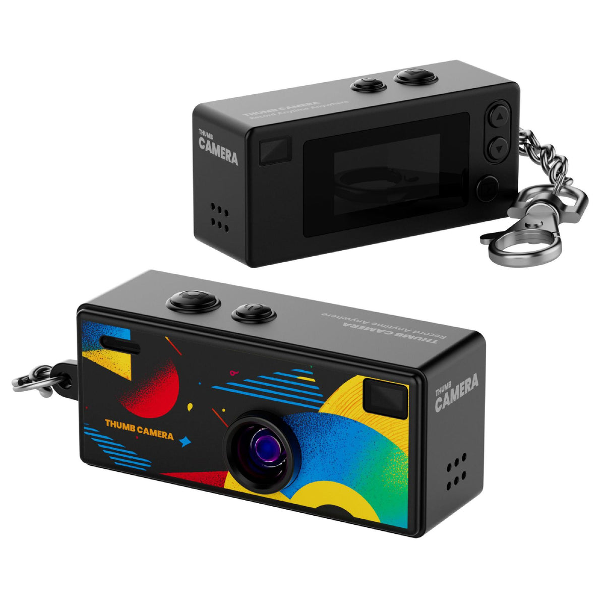 Retro Mini Digital Camera Keychain