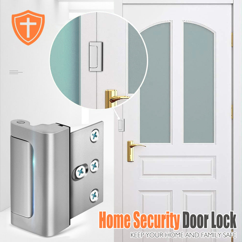 Home Safety Door Reinforcement Lock with Hinge Latch product image 1