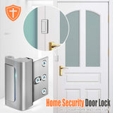 Home Safety Door Reinforcement Lock with Hinge Latch