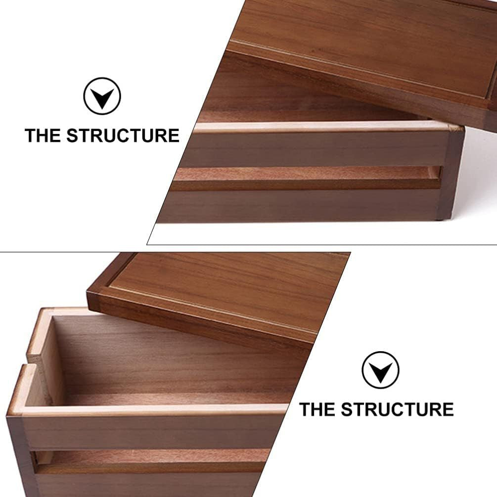 Spot Wooden Desktop Wire Storage Box