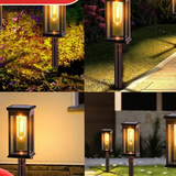 Solar Square Tungsten Wire Outdoor Garden Light