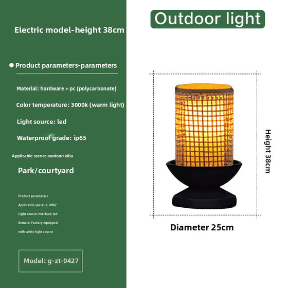 Zen Style Solar Powered Outdoor Garden Lamp Outdoor & Pond Lighting product image 6