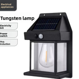 Solar Powered Motion Sensor Outdoor Wall Light