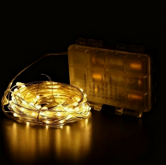 Solar LED Copper Wire String Lights for Christmas Tree Decoration light-outdoor-pond-lighting product image 2