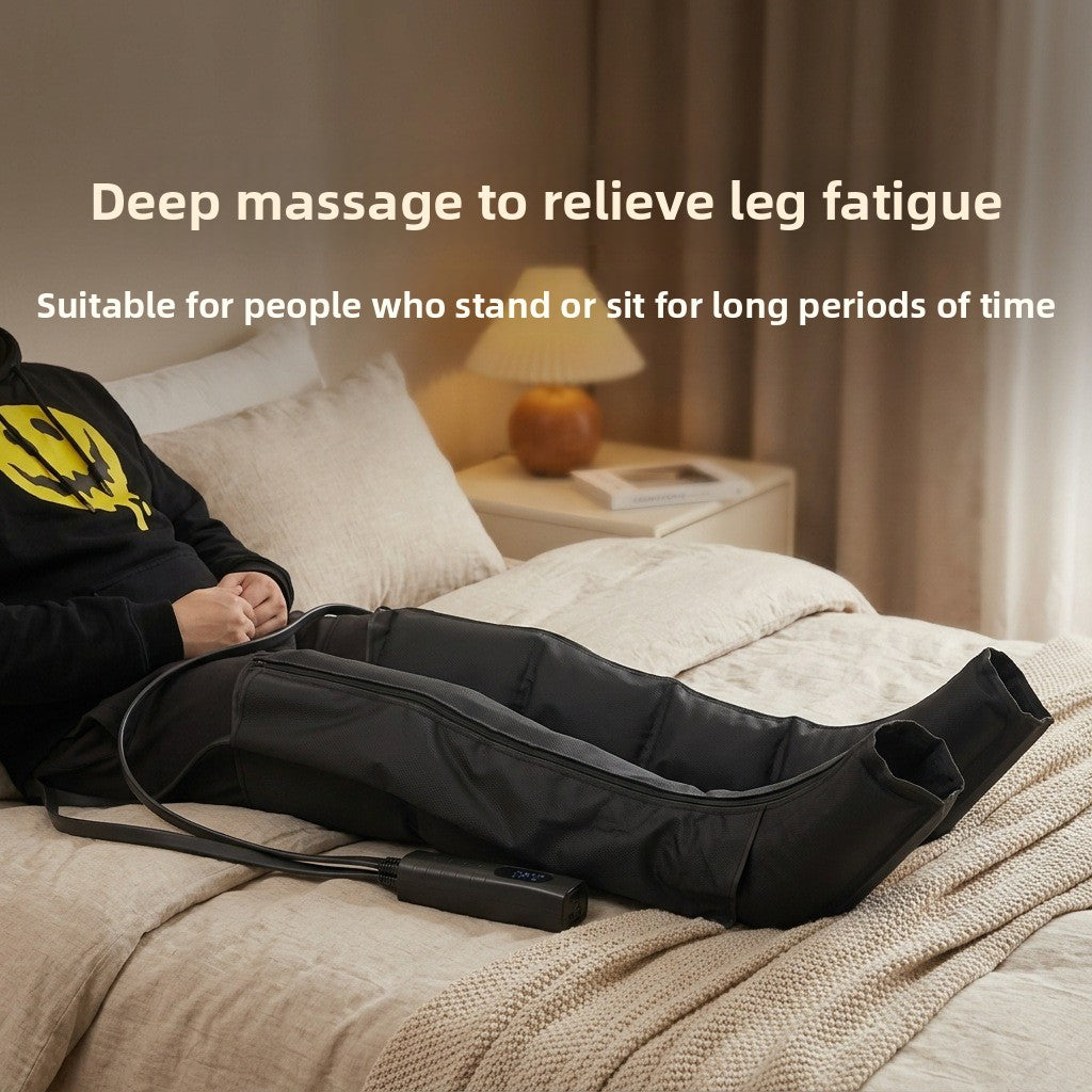 Air wave leg massager