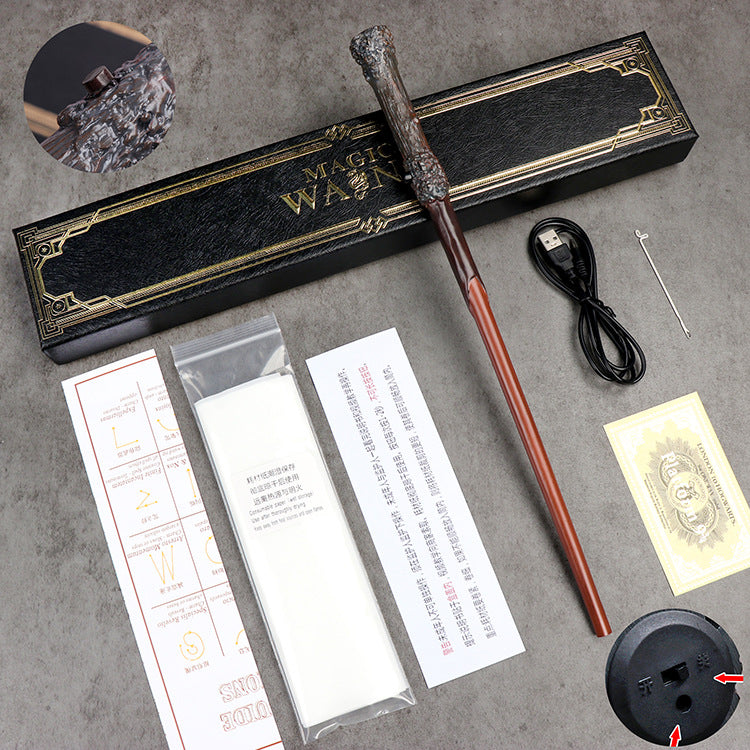 Resin Flame Fireball Magic Wand for Cosplay