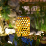 Decorative Solar Rattan Garden Lantern