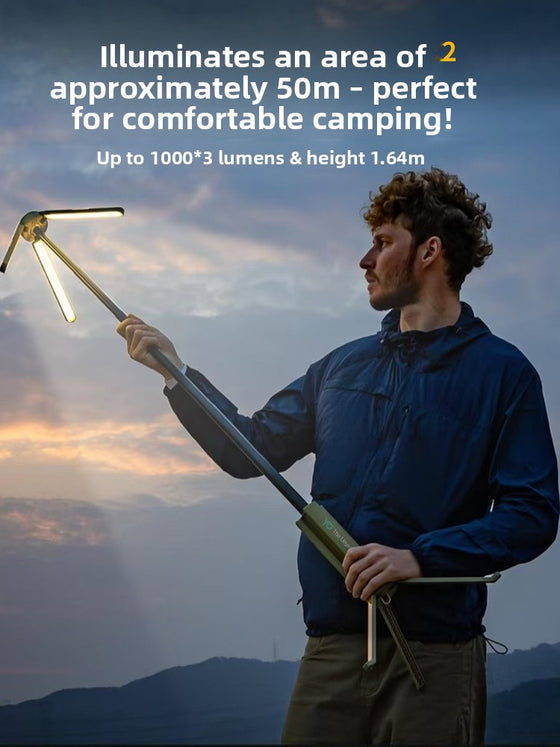 Retractable Folding Camping Light with Tripod Outdoor Lighting & Tools product image 2