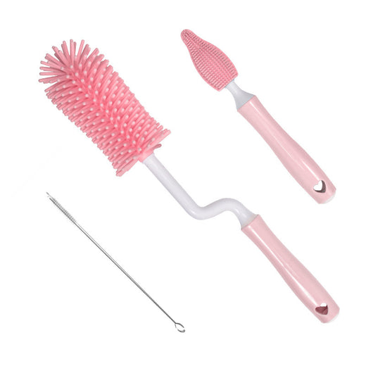 Silicone Baby Bottle Brush Set with 360 Rotation product image 5