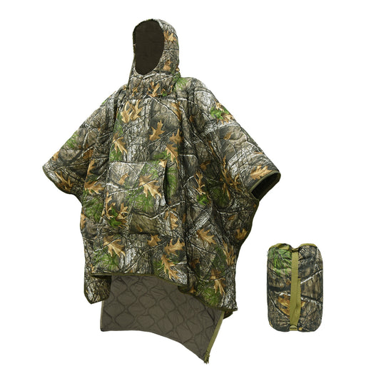 Portable Cloak-Style Camouflage Sleeping Bag for Outdoor Camping