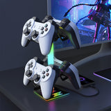 RGB Gaming Headphone Stand with USB Hub