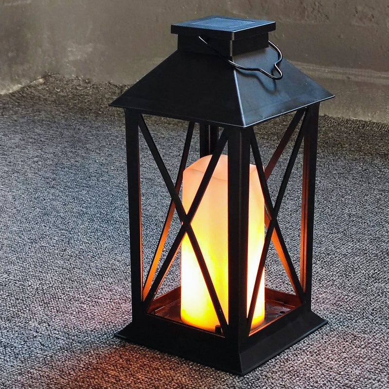 European Style Flashing Candle Lantern