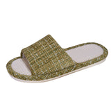 Cotton Linen Non-Slip Slippers