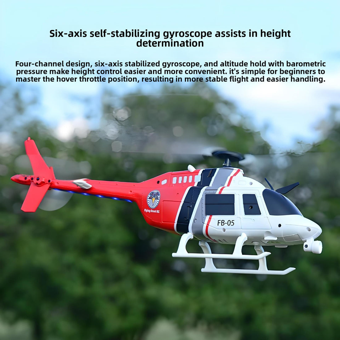 Stunt remote control helicopter, main photo